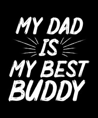 Father typography quote design for awesome dad for gift card, banner, vector, t-shirt, poster, print, label