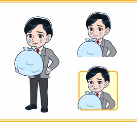 Male teacher in a gray jacket