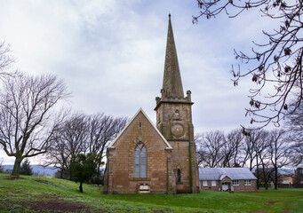 Fototapeta na wymiar St Andrew's Uniting Church in Campbell Town, Tasmania of Australia