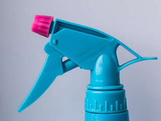 The top of the sprayer on a white background