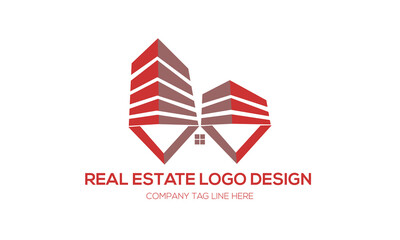 abstract logo design house .