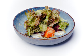 salad with chicken and vegetables