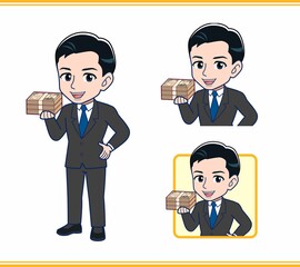 金融関係の仕事をしているサラリーマンの男性