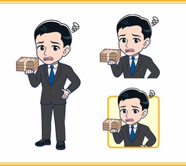 金融関係の仕事をしているサラリーマンの男性