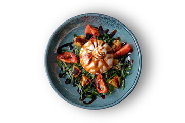 grilled chicken with vegetables
