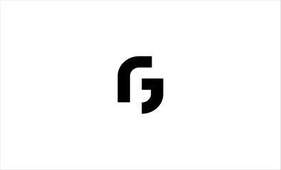 initial RG Logo Monogram Vector Design illustration