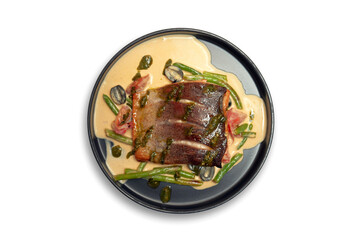 beef steak with vegetables