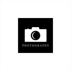 camera photography vector logo illustration