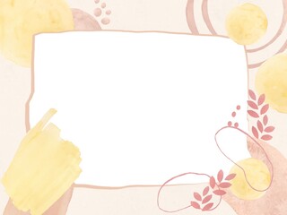 水彩,和紙,アナログ,ボタニカル,北欧,テクスチャ,質感　複数のバリエーションがあります