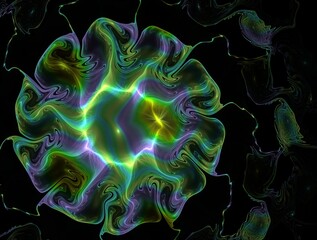 Imaginatory fractal background Image