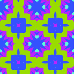 Seamless pattern with multicolored shapes.