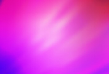 Fototapeta premium Light Purple, Pink vector blurred bright texture.
