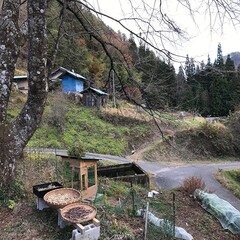 長野県阿南町の山奥の自然と田舎の風景