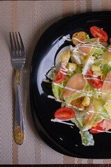salad with vegetables