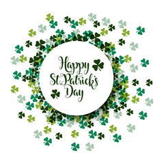 Saint Patrick's Day, Vector illustration brochure