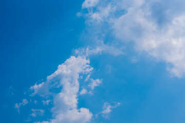 blue sky with clouds