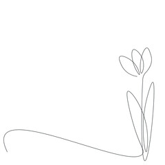 Flower background drawing, vector illustration