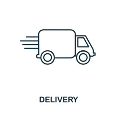 Delivery icon. Simple illustration from laundry collection. Creative Delivery icon for web design, templates, infographics and more