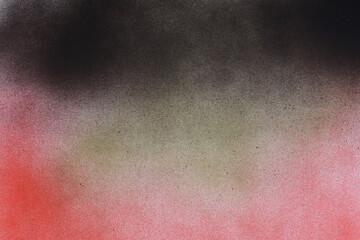 black ,red and green spray paint on white paper