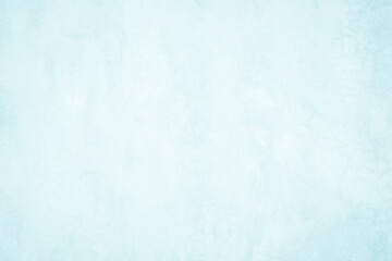 Pastel Blue and White concrete stone texture for background in summer wallpaper. Cement and sand wall of tone vintage. Concrete abstract wall of light cyan color, cement texture mint green for design.