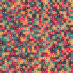 Abstract Geometric Pattern generative computational art illustration