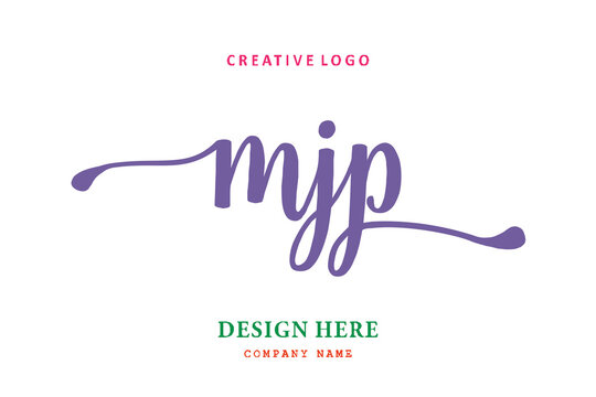 MJP lettering logo is simple, easy to understand and authoritative