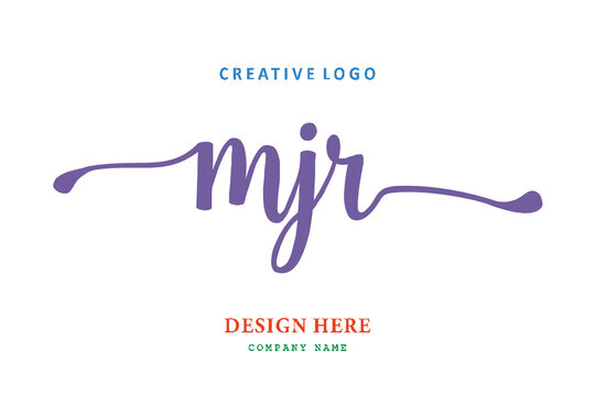 MJR lettering logo is simple, easy to understand and authoritative