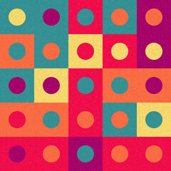 Abstract Geometric Pattern generative computational art illustration