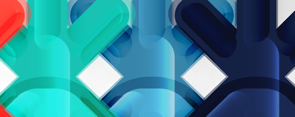 Abstract glossy crosses background for business or technology presentations, internet posters or web brochure covers