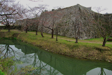 篠山城跡の石垣と堀（国指定史跡）／兵庫県丹波篠山市