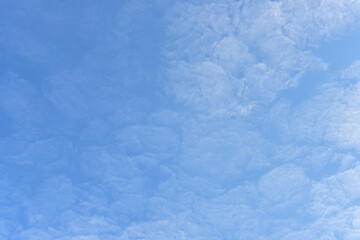 Blue sky and white clouds for background