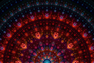 Abstract fractal art background pattern. Beautiful fractal illustration for creative graphic design