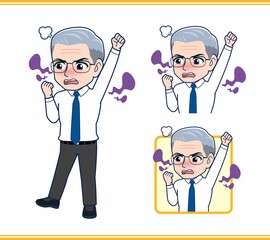 年配の男性サラリーマン