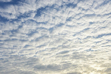 Blue sky and white clouds for background