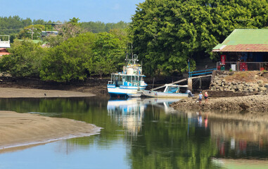 boat on the river