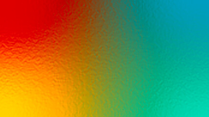 Abstract green red and yellow light neon fog soft glass background texture in pastel colorful gradation.