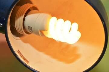 LED lighting lamp. Bright light .Low electricity consumption