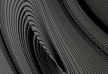 Naklejka premium Light Gray vector pattern with bent lines.