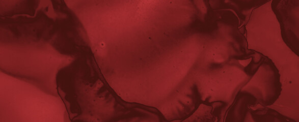 Grunge Blood Background. Rose Ink Banner.