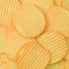 Potato chips background