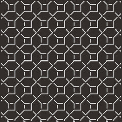 Geometric black pattern background texture.