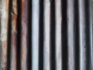 close up of rust on zinc sheet texture for background