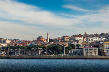 Fototapeta na wymiar View to asian coast of Istanbul. Turkey.