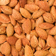 almonds nuts background 