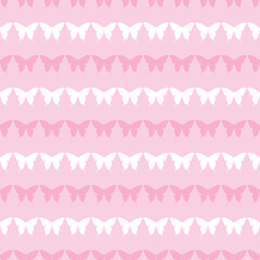 Pastel butterfly seamless repeat pattern background