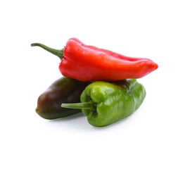 Bell pepper isolated on white background