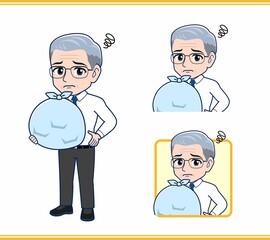 家事をするお父さん