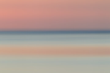 Fototapeta premium Abstract view of sea and horizon in Le Morne in Mauritius, Africa after sunset.