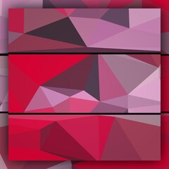 abstract background with triangles in many shades of pink