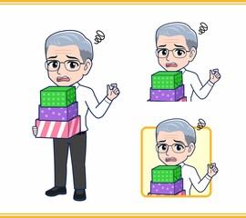 プレゼントを貰った社長